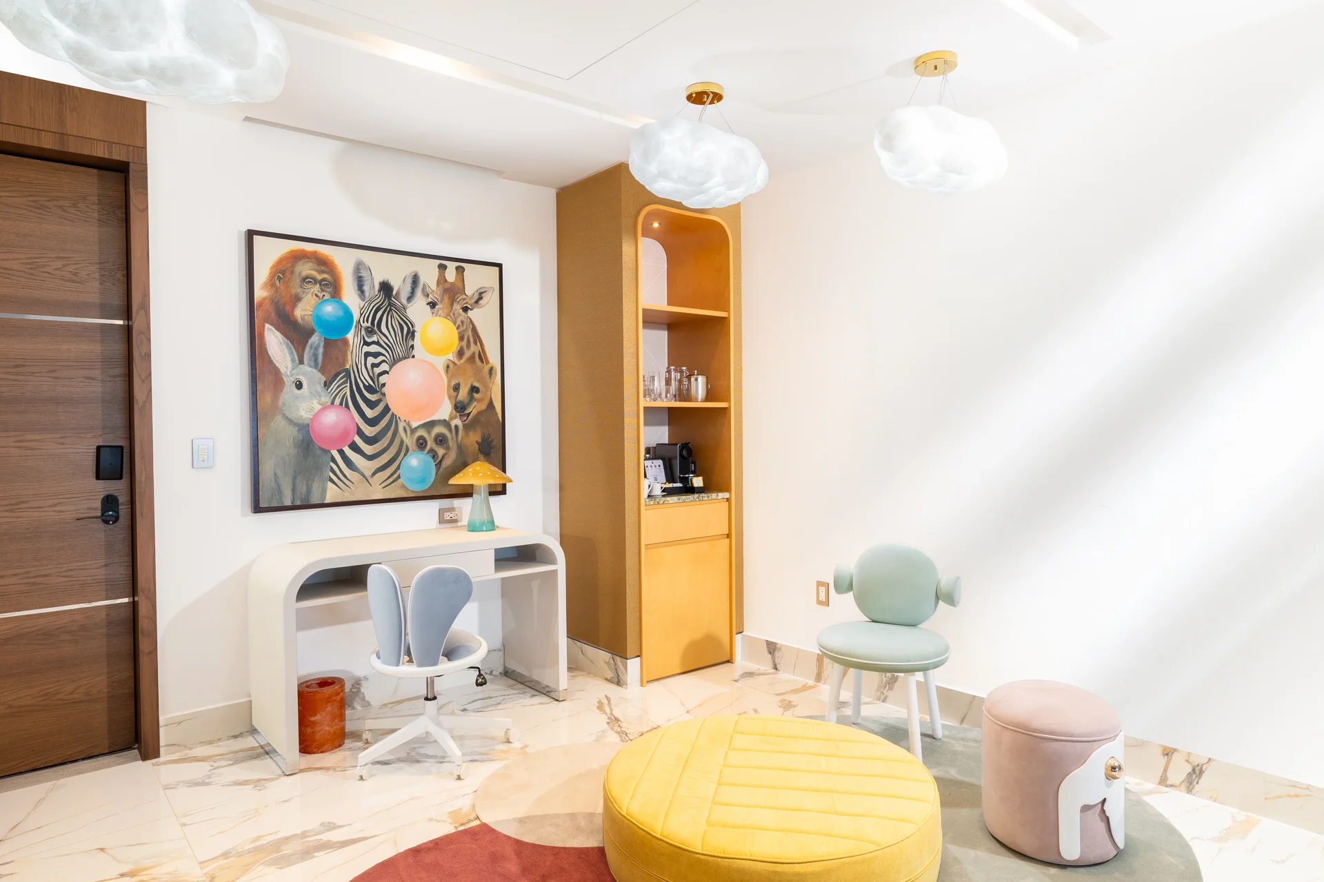 Children’s area in a family suite at Garza Blanca Sanctuary Puerto Vallarta