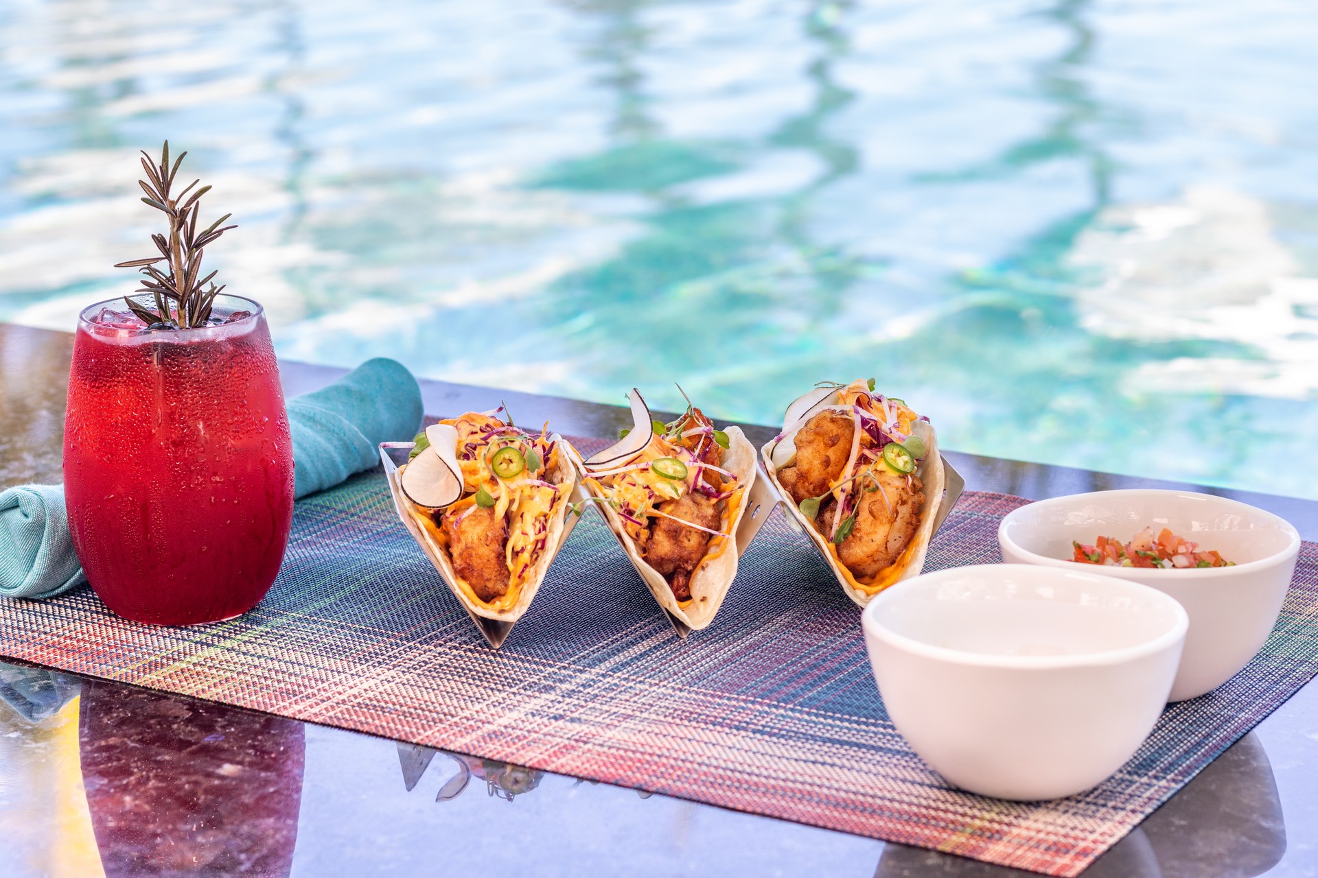 Bebida, The Snack Restaurant, Garza Blanca Los Cabos.