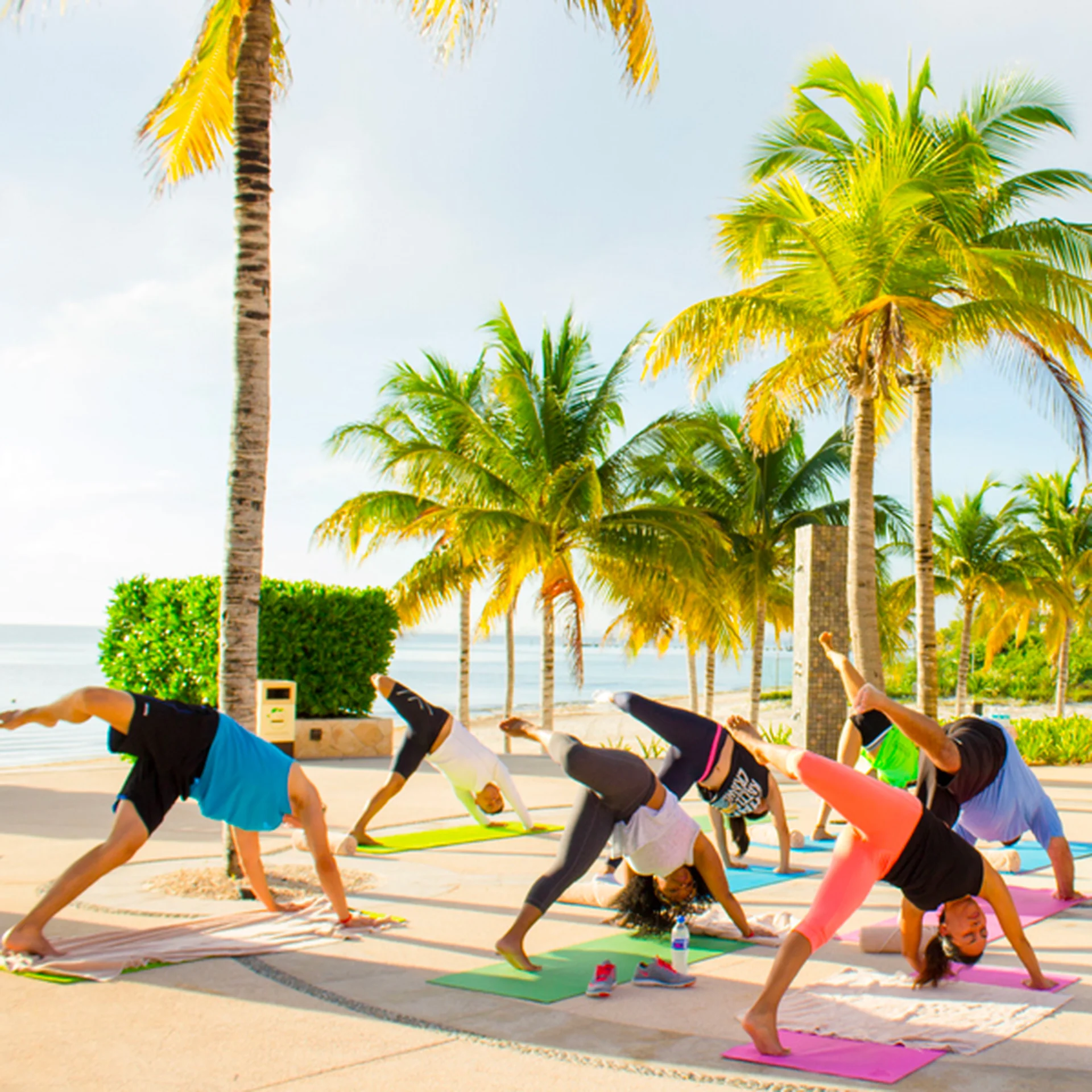 Yoga class at tierra luna