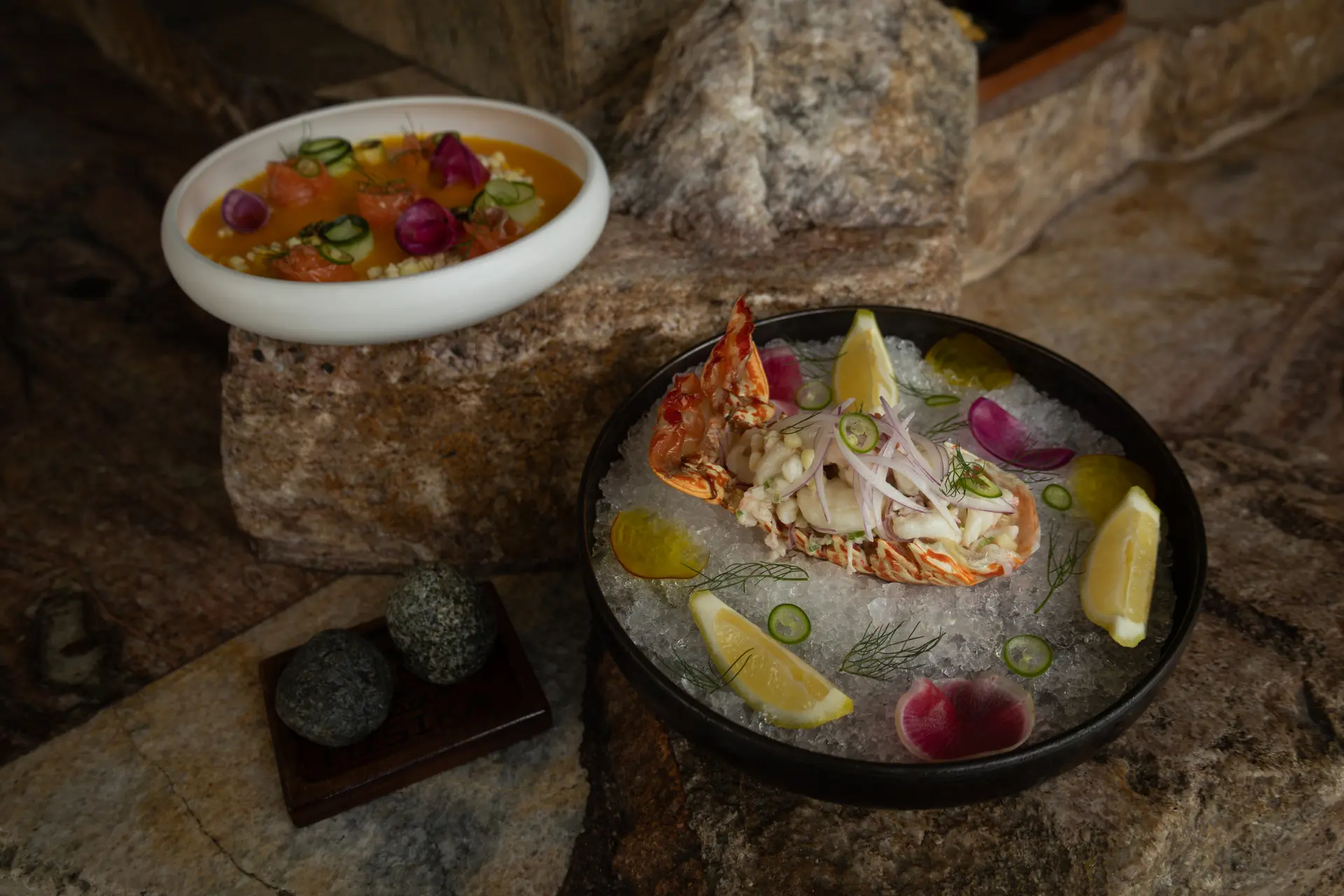 Peruvian dish at Misika, Hotel Mousai Puerto Vallarta