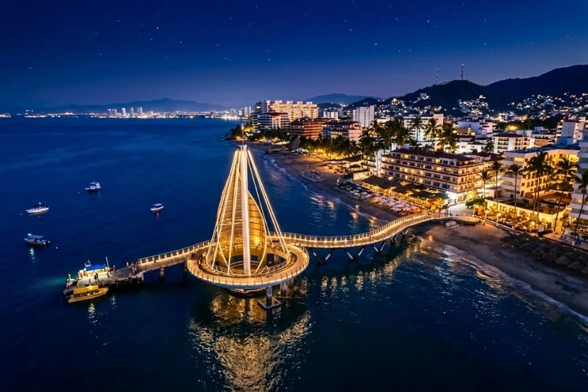 puerto vallarta at nigh