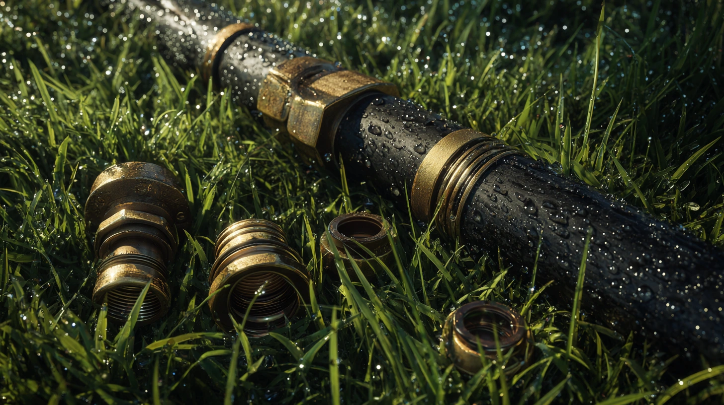 DIY Repair for Weedwacker-Damaged Irrigation Tubing