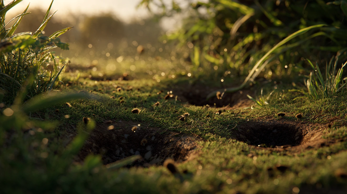 Diagnosing Holes in Your Lawn Wasps, Worms, or Critters