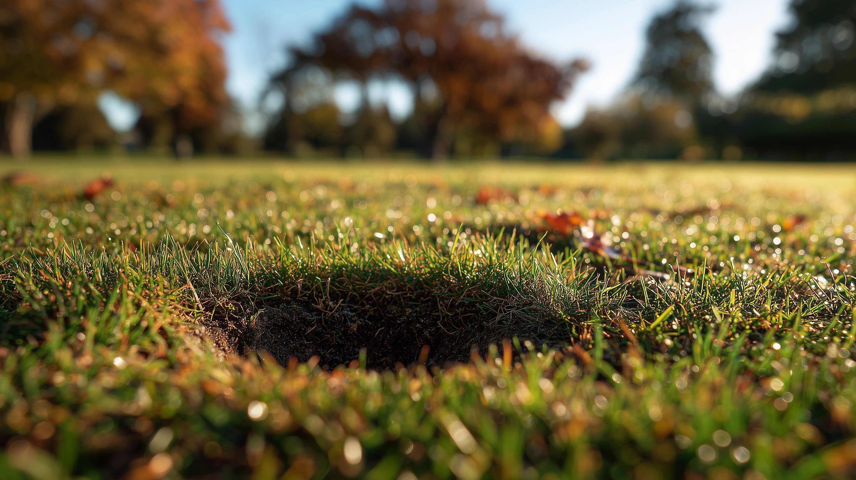 What's Digging Those Inch-Wide Holes in Your Maryland Lawn