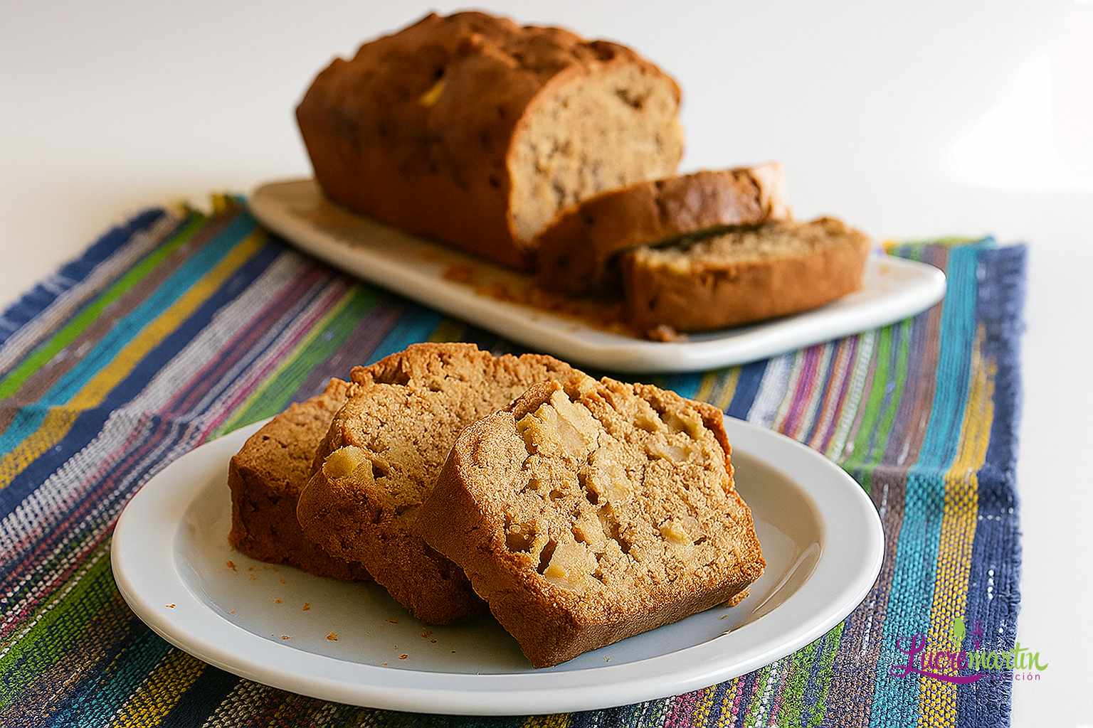 Budin de manzana 
