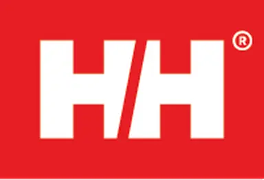 Red Helly Hansen logo.