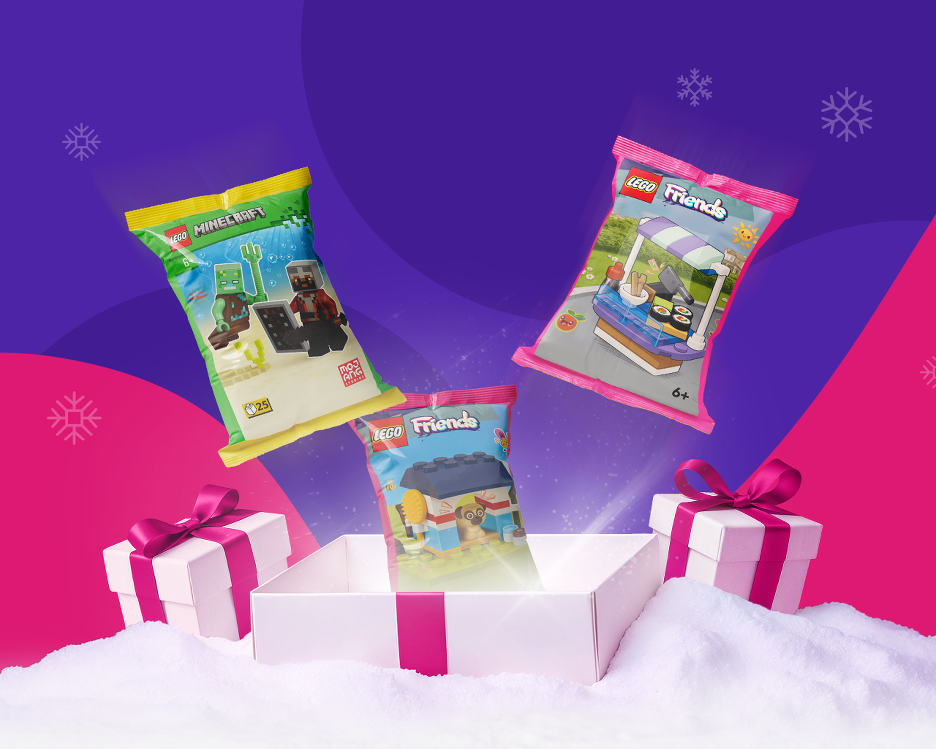 Mini darcek Lego k Easy Mini darcek LEGO Friends alebo Minecraft  k Easy