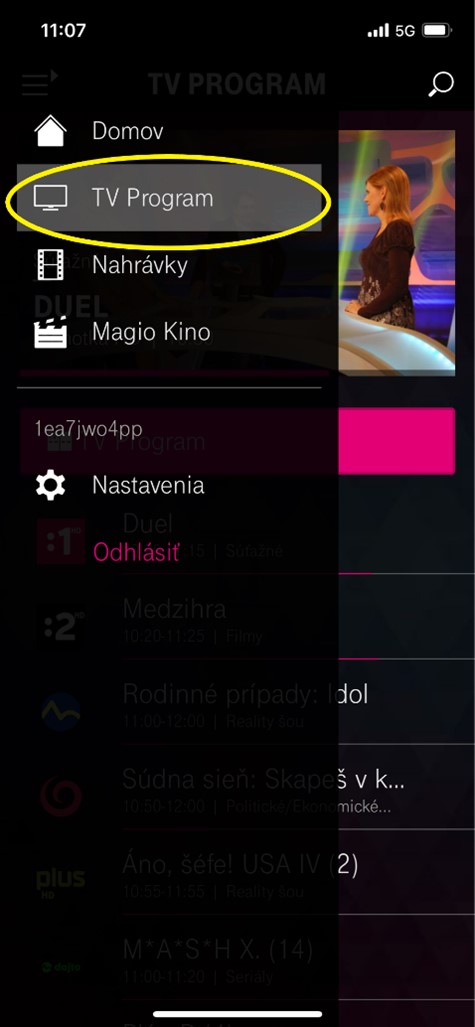 7-dňový TV archív screen 1