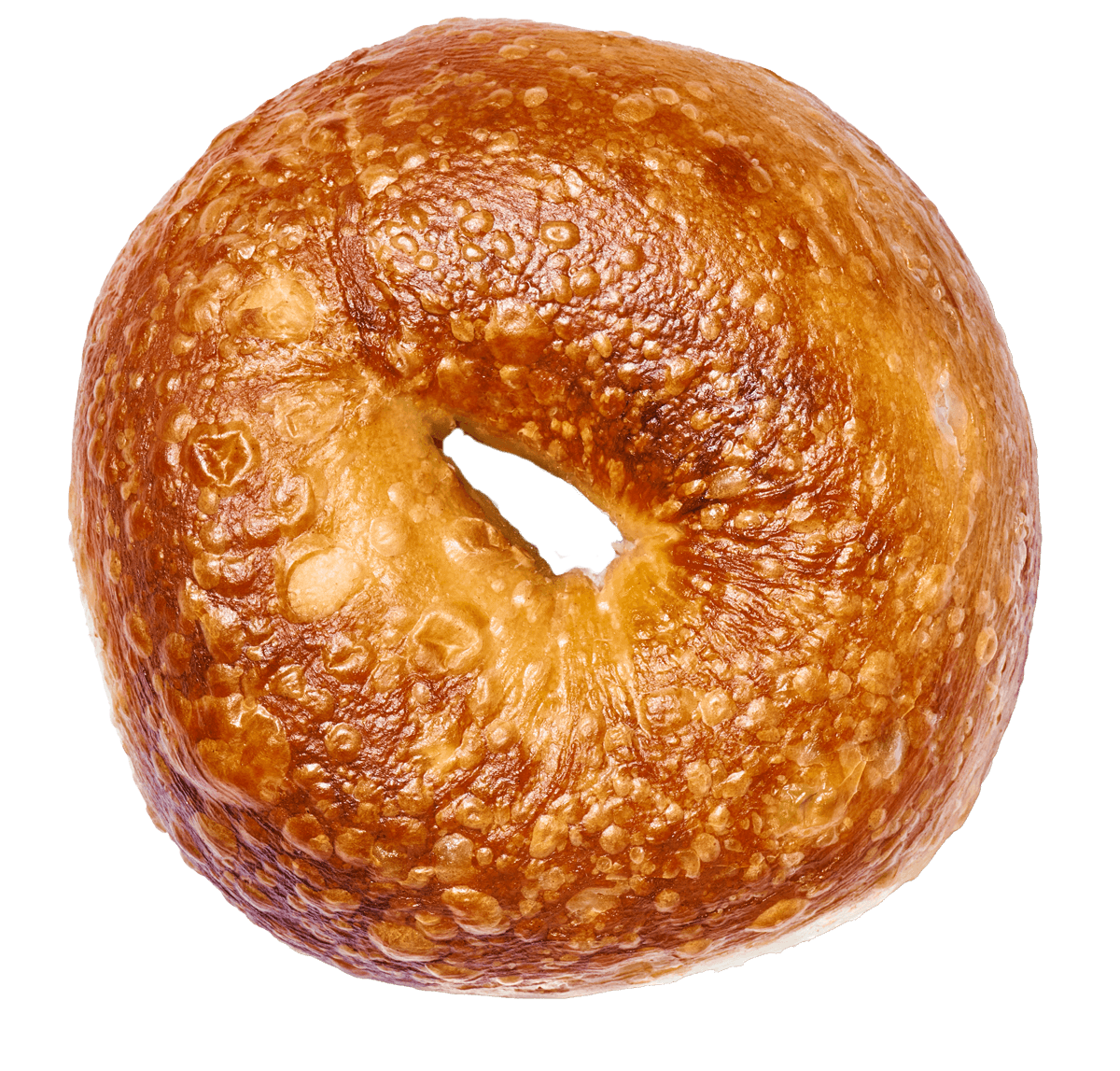 PopUp Bagels plain bagel; brand food photo