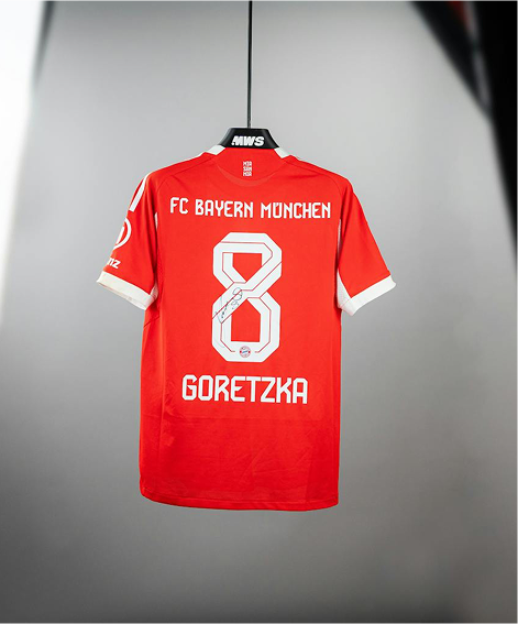 Official FC Bayern München Soccer Game-Worn Jerseys Auctions