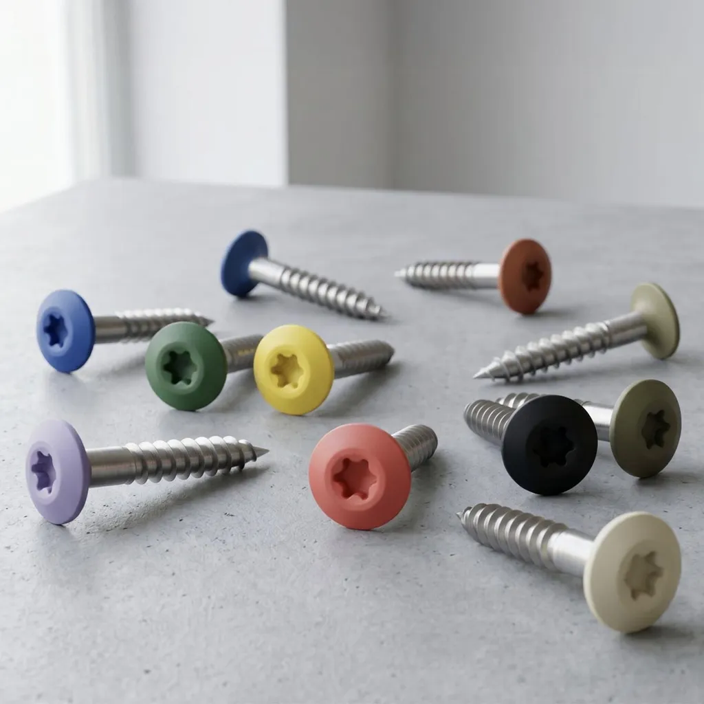 Coloured Trespa screws