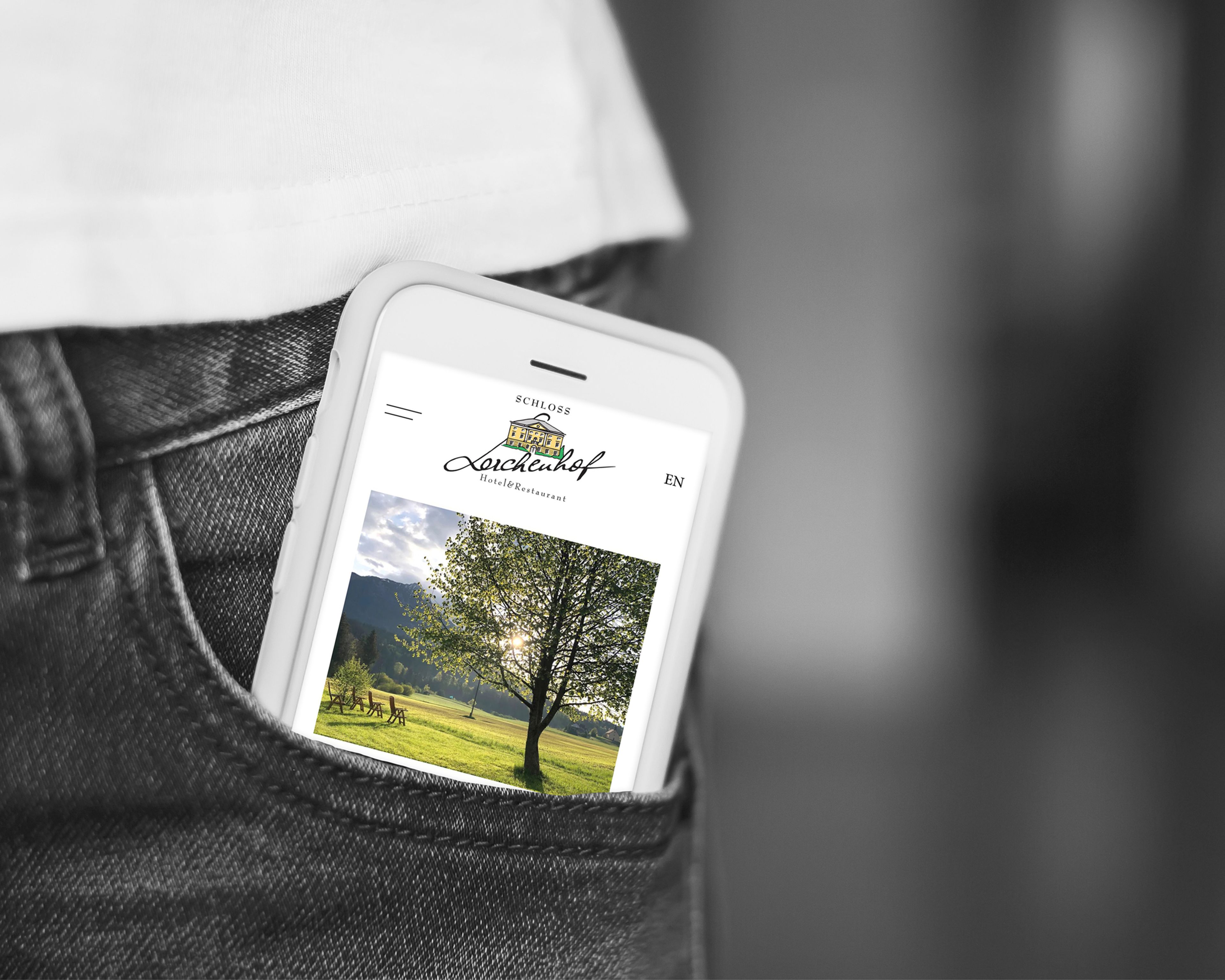 Ölz GrafikDesign Dornbirn Werbeagentur: Webdesign Schloss Lerchenhof