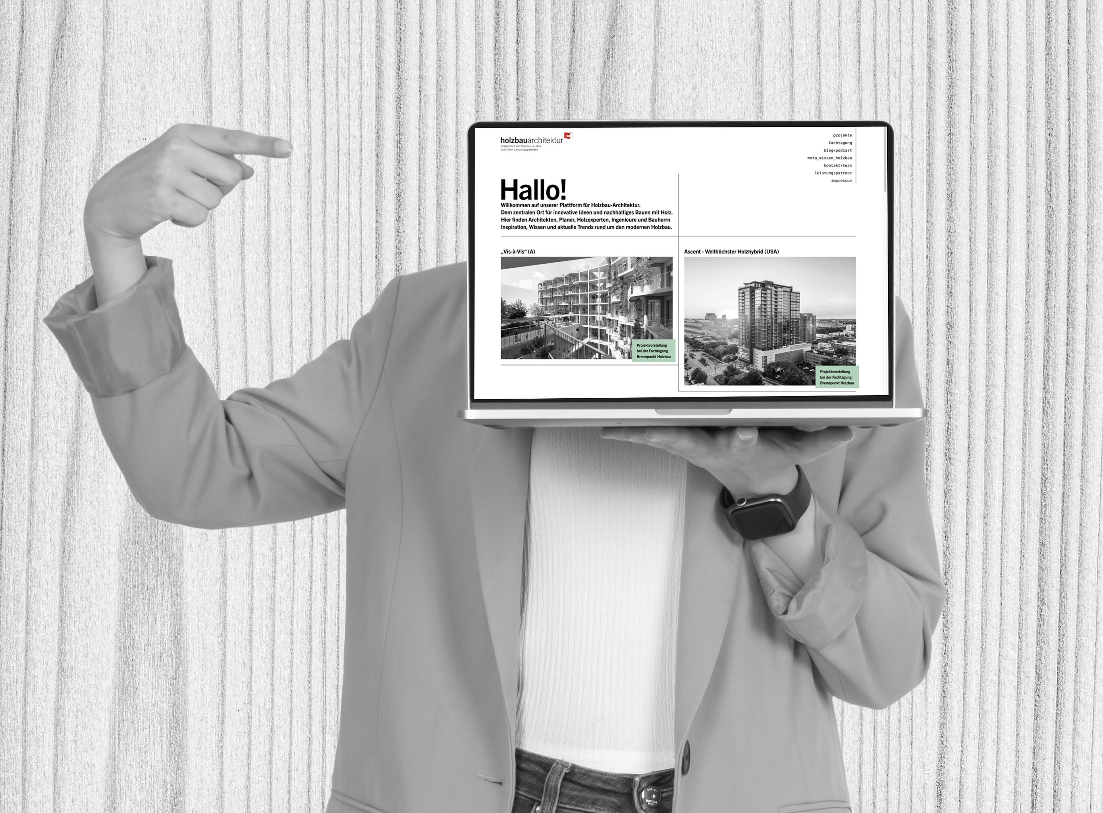 Ölz GrafikDesign Gestaltung Webauftritt holzbauarchitektur.at