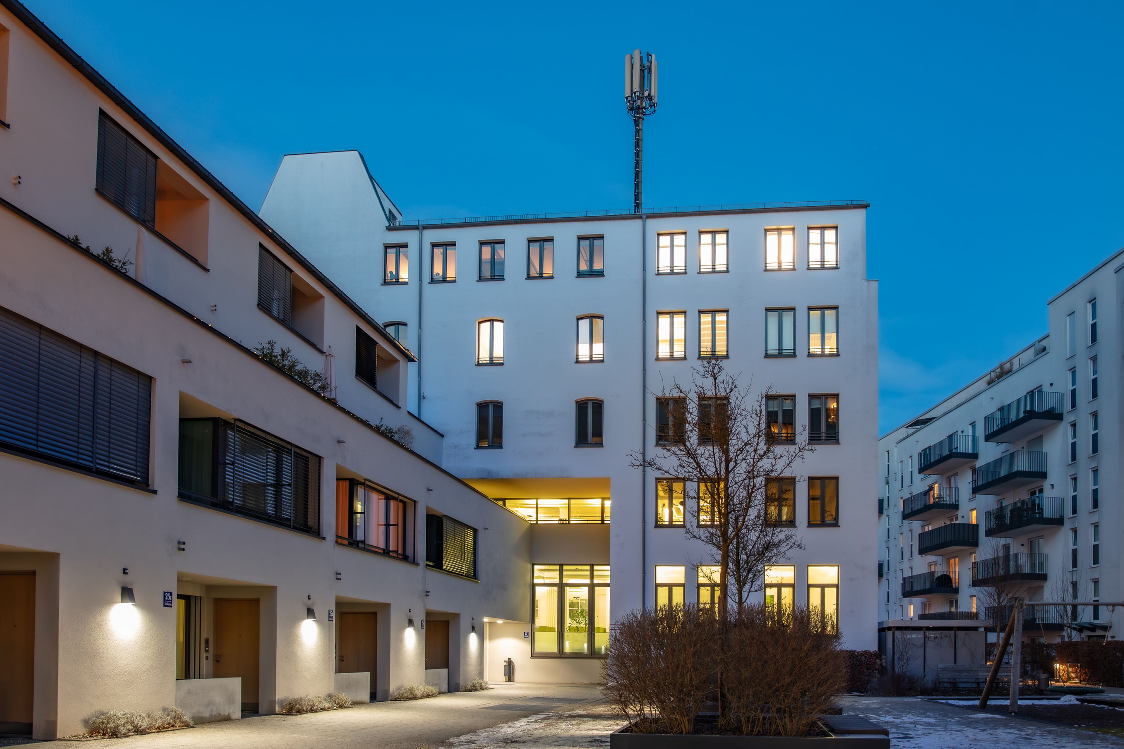 Office Munich inner courtyard