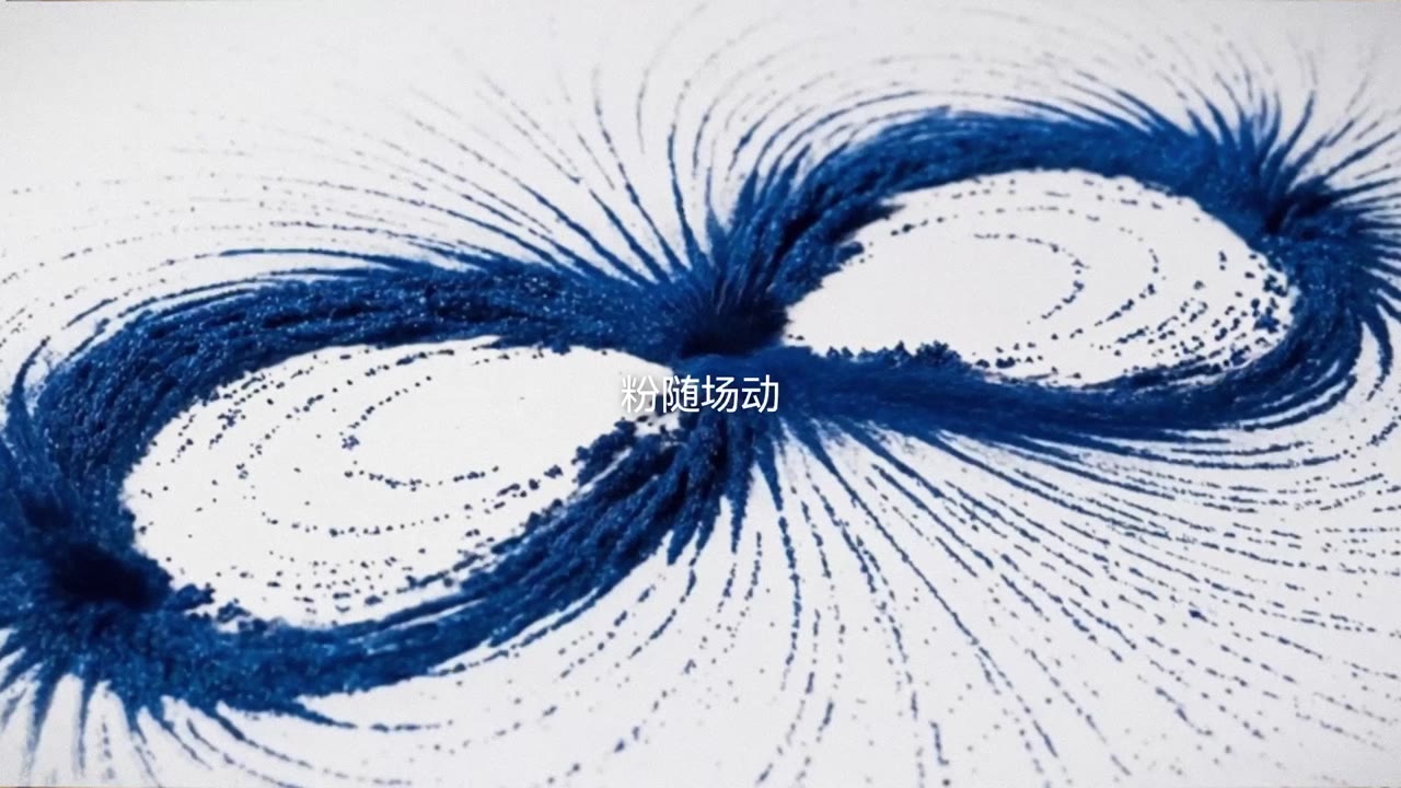 Blue particles form an Infinite Loop