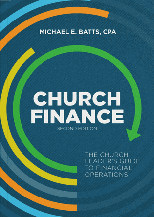 Church Finance Second Edition Front Cover by Michael E. Batts, CPA