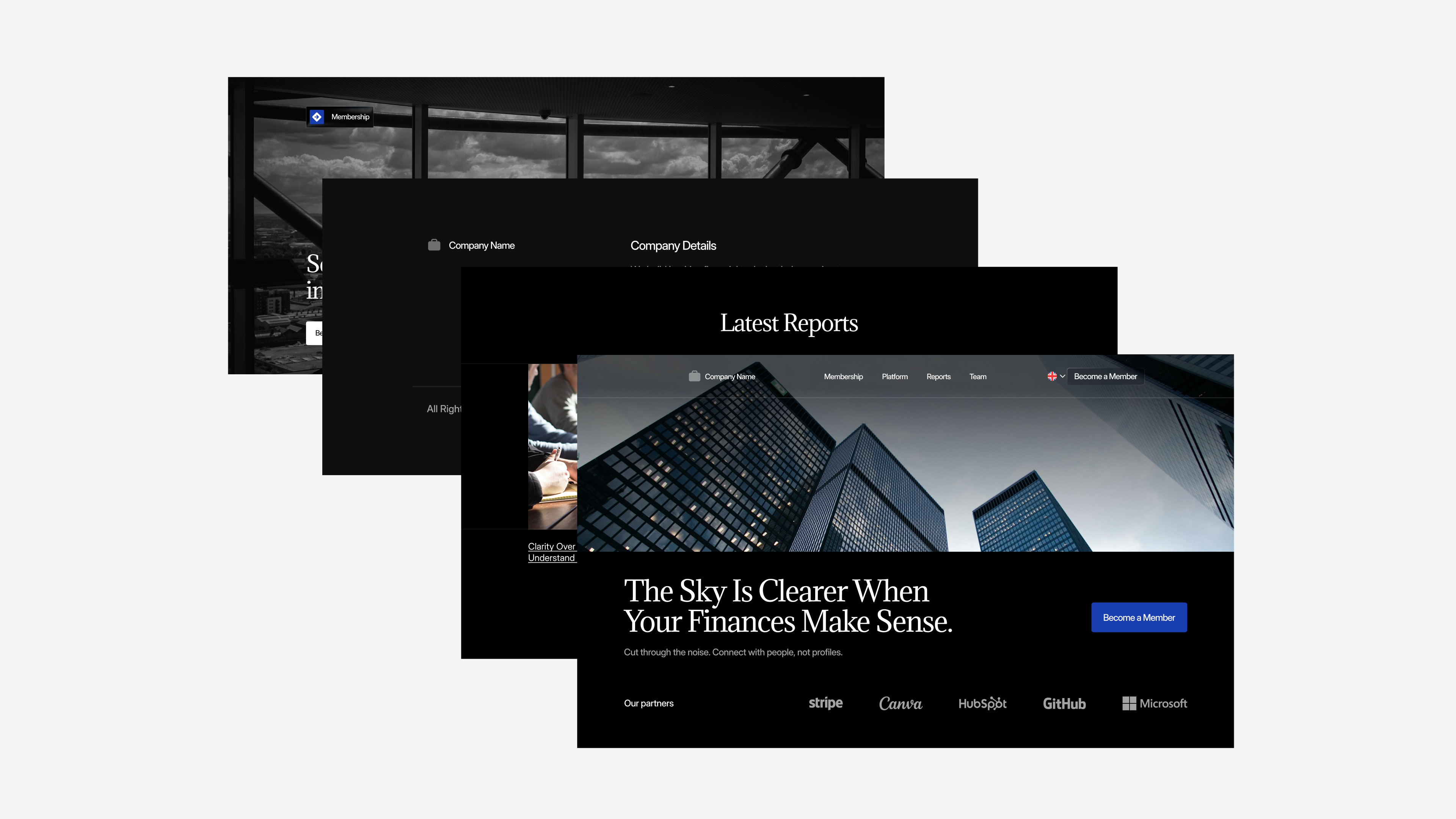 Financial Template Preview