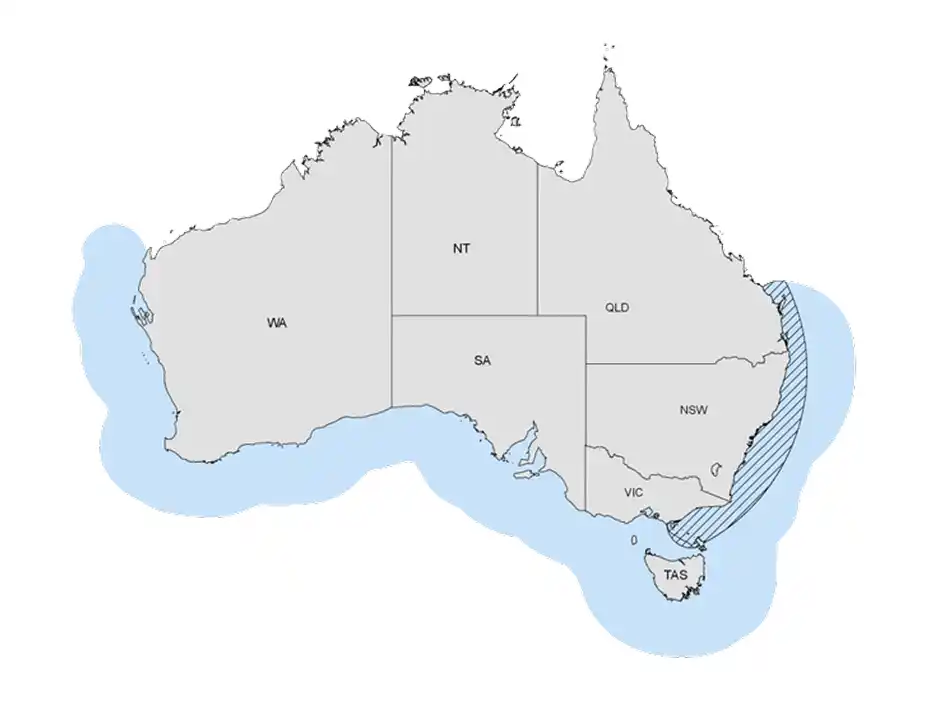 Distribution map