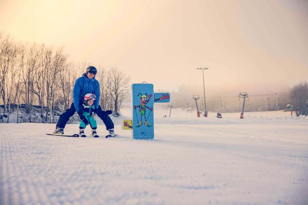Skifahren, Erwachsene, Kinder, Familienskiland