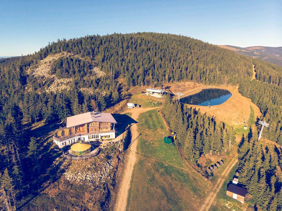 Hütte, Speicherteich, Schwaig