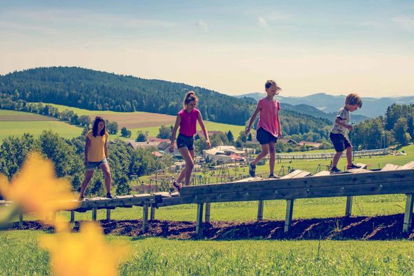 Kinder, Balancieren, Motorikpark