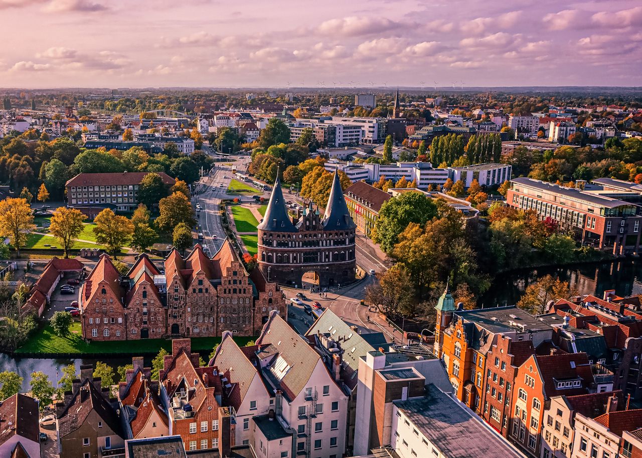 Das Holstentor und die Lübecker Altstadt