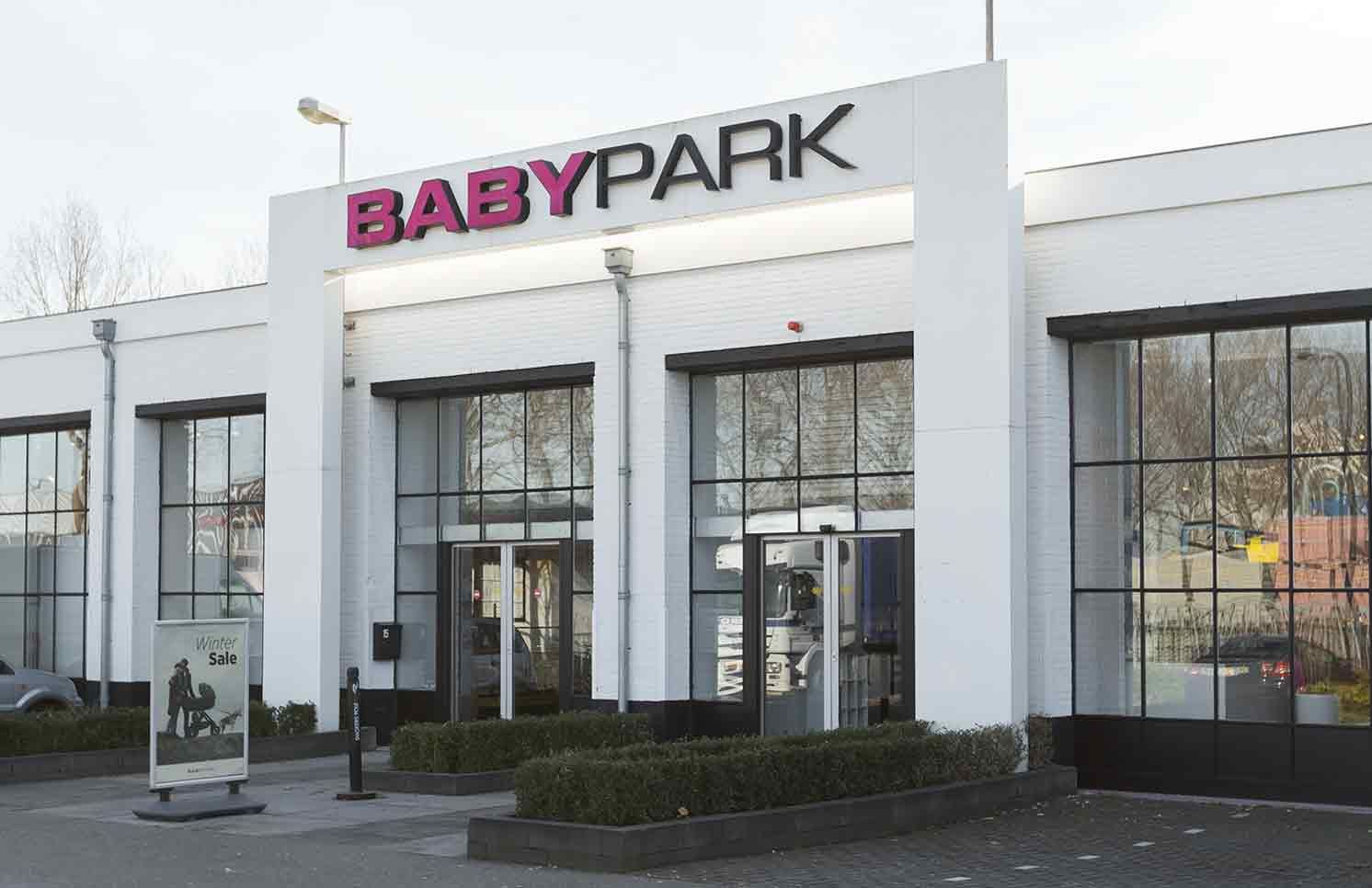 Voorkant Babypark Gouda Megastore