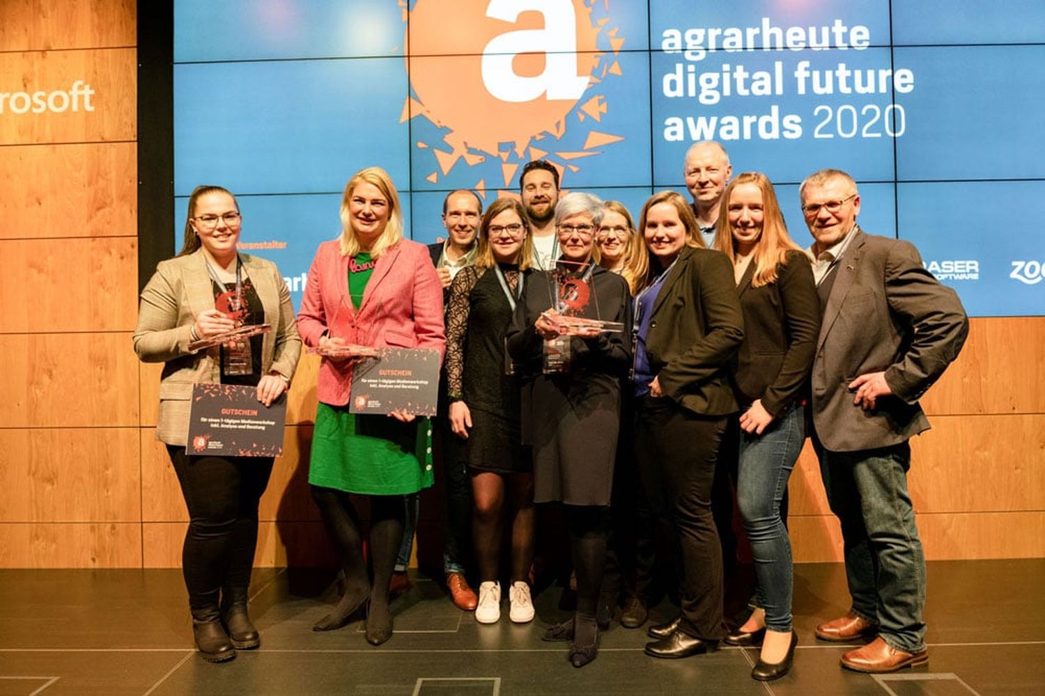 So sehen erfolgreiche Botschafter der Landwirtschaft aus: Die Sieger der digital awards in Berlin