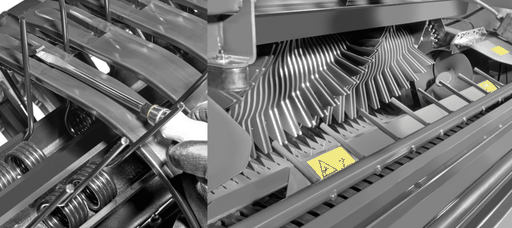 Multiflow HD Pickup und Spiralrotor mit 25-Messer-Schneidwerk