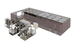 So sieht eine fertige Insektenmastanlage aus.