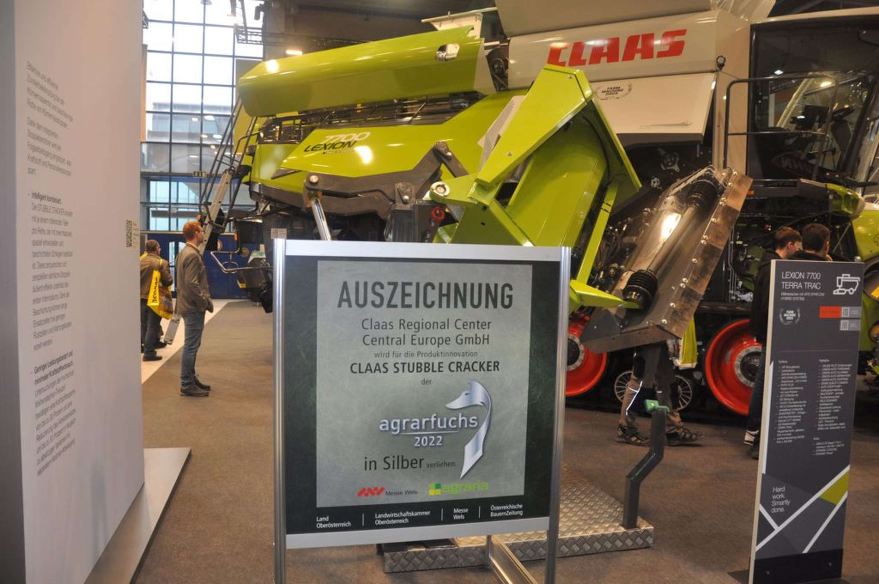 Der ausgezeichnete Corio Stubble Cracker von Claas.
