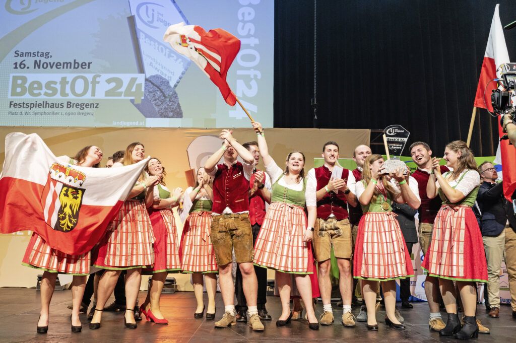 Ausgezeichnet: Die Landjugend aus dem Bezirk Braunau in Oberösterreich.