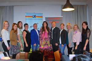 Moderatorin Martina Reuter war auch in Oberpullendorf dabei.