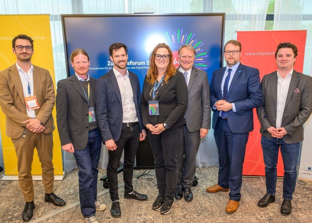Wessely, Stürmer, Wasserbaur, Hochreiter, Pöttinger, Kamleitner, Grünanger (v.l.)