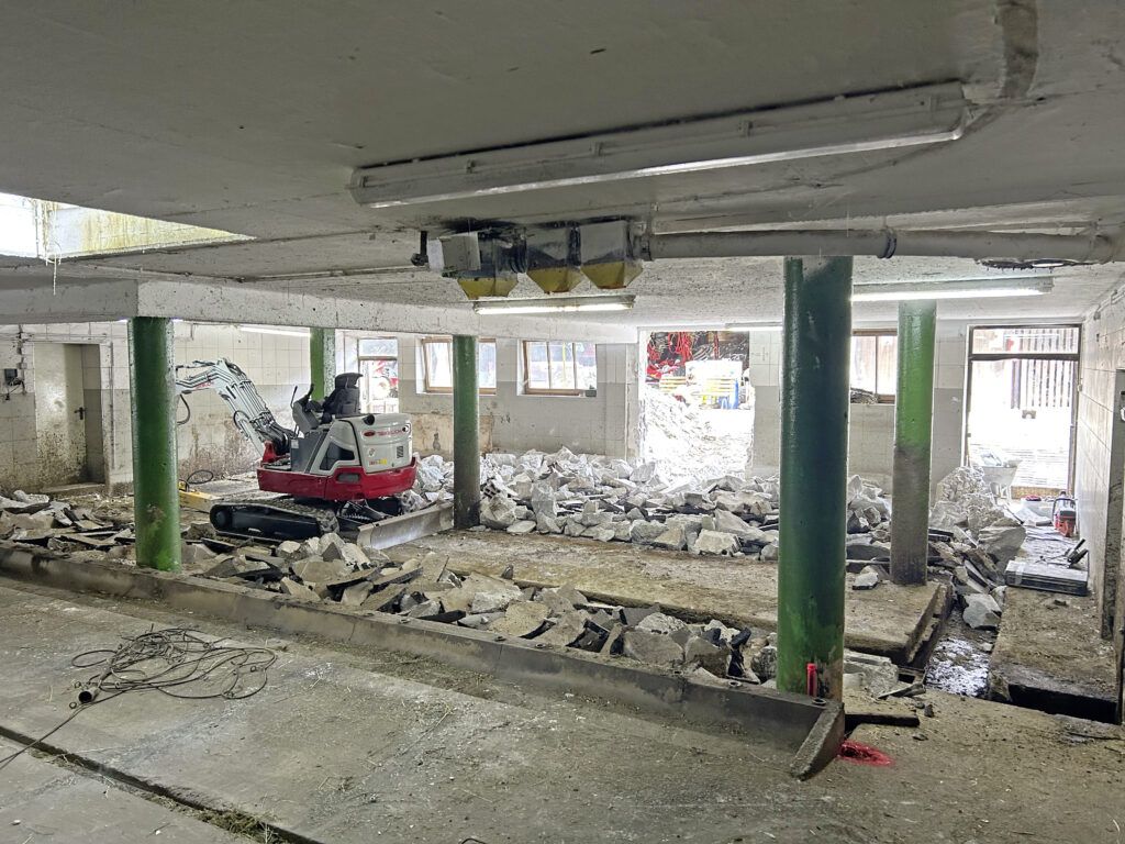 Knapper Zeitrahmen: Der Umbau musste in weniger als vier Monaten erfolgen.