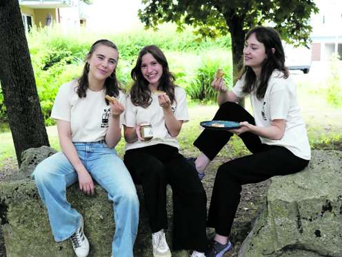 Eva-Marie Müller, Lena Nöstler und Nina Köhler