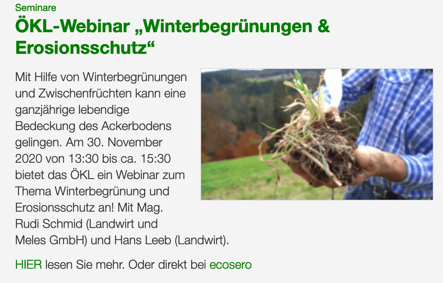 ÖKL-Seminar am 30. November
FOTO: screenshot/ÖKL