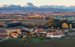 Hof im Winter
