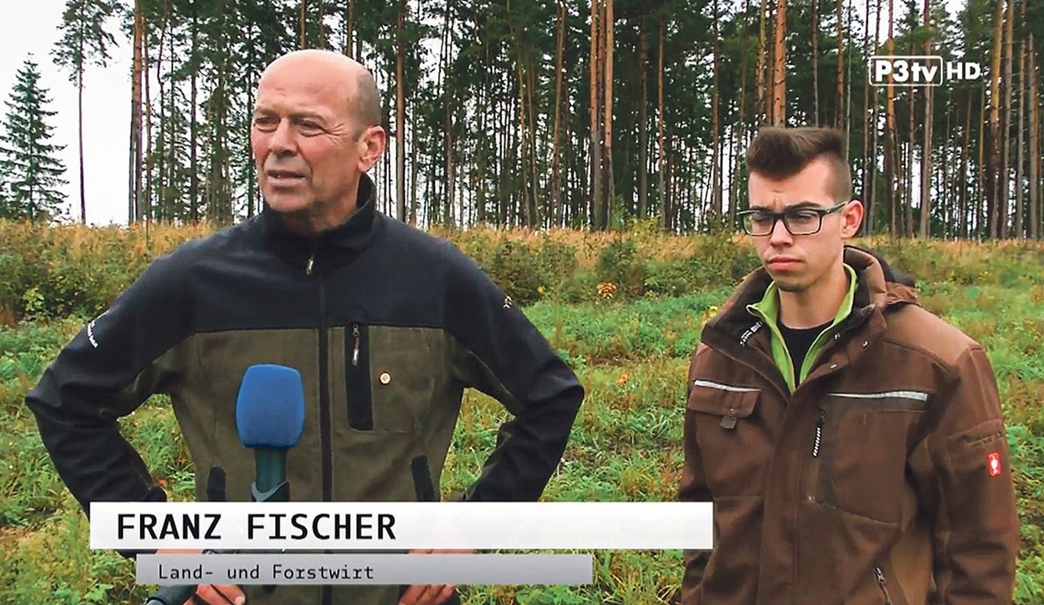Informieren via P3tv über ihr Tun: Franz und Sebastian Fischer.