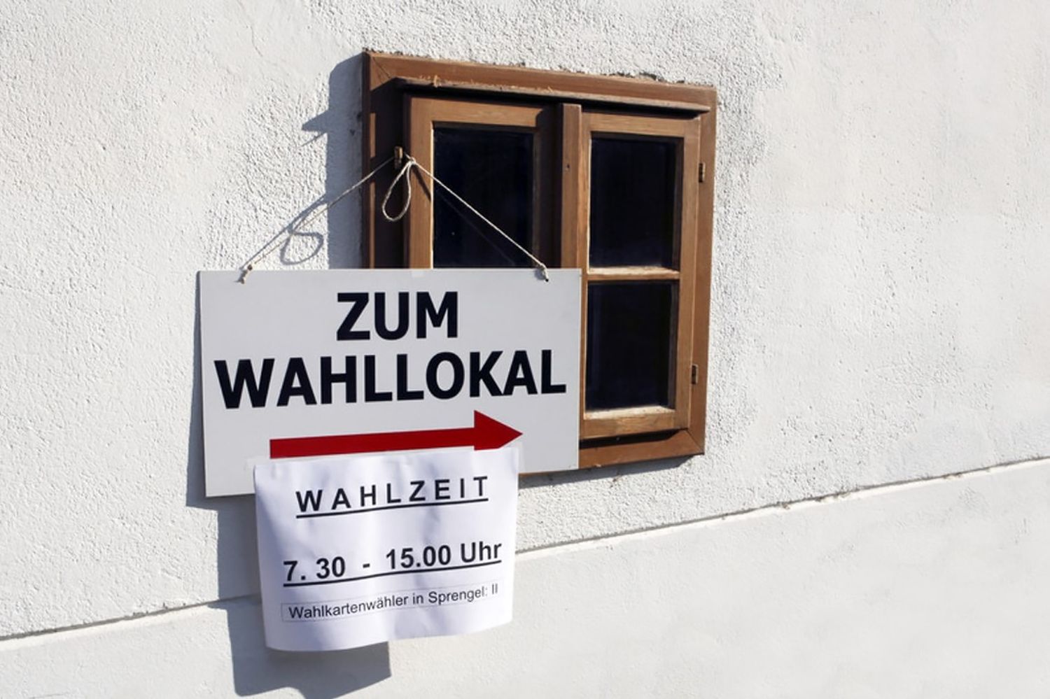 Zum Wahllokal