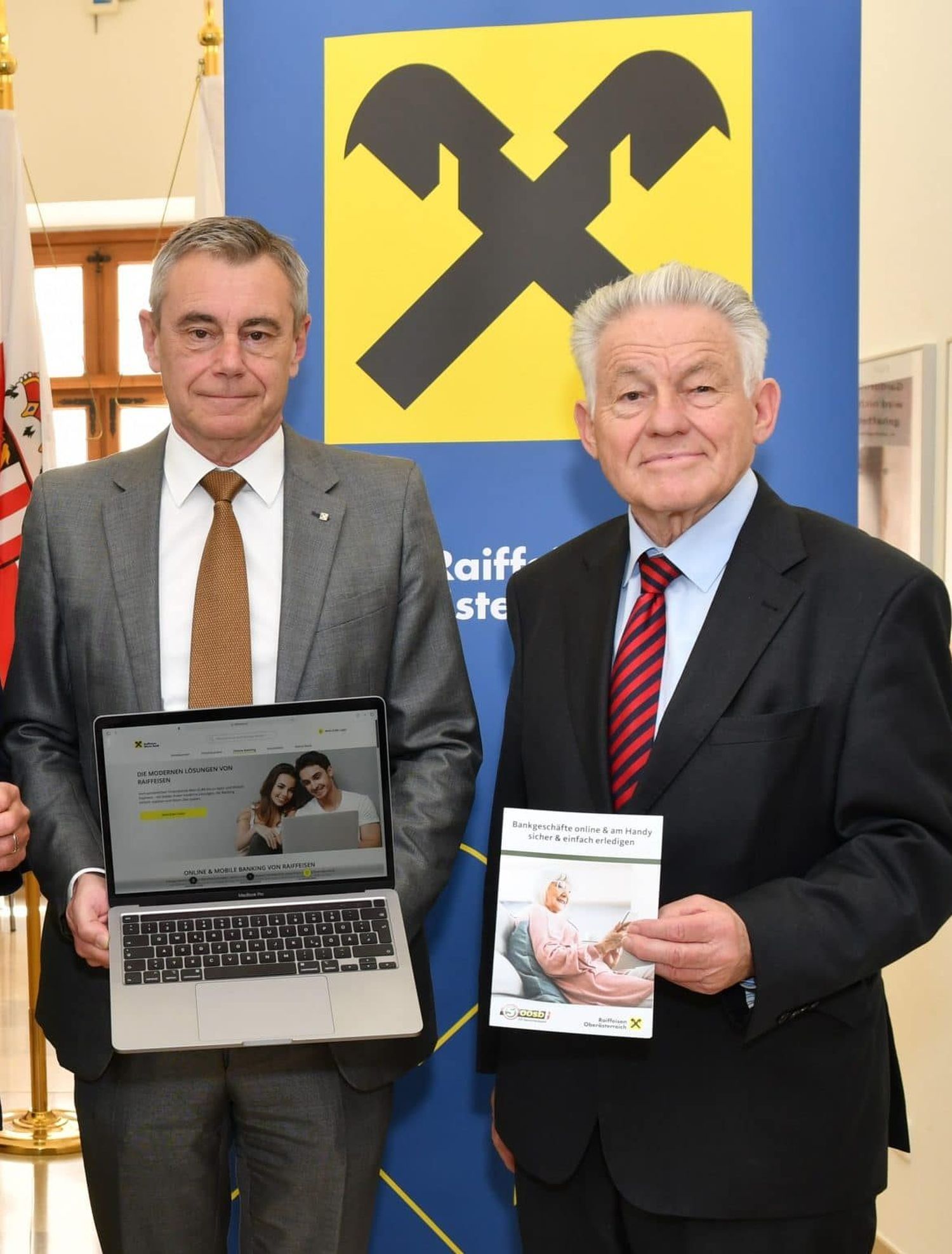 Heinrich Schaller und Josef Pühringer setzen auf Kooperation.