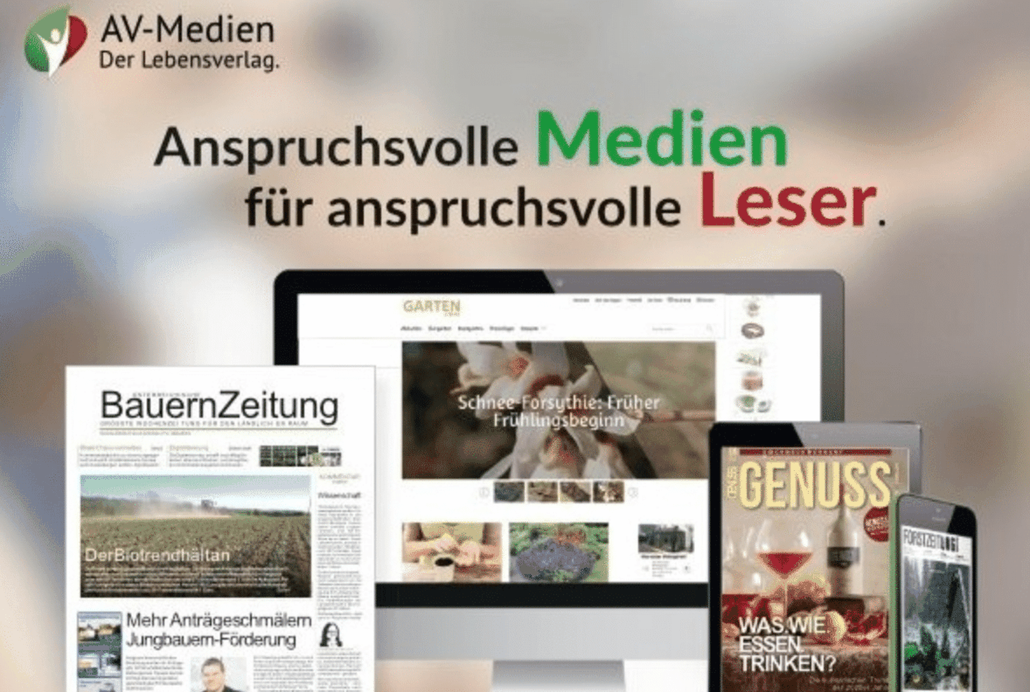 28 Zeitungen und Zeitschriften der AV-Medien erscheinen auch weiterhin regelmäßig. FOTO: ZVG