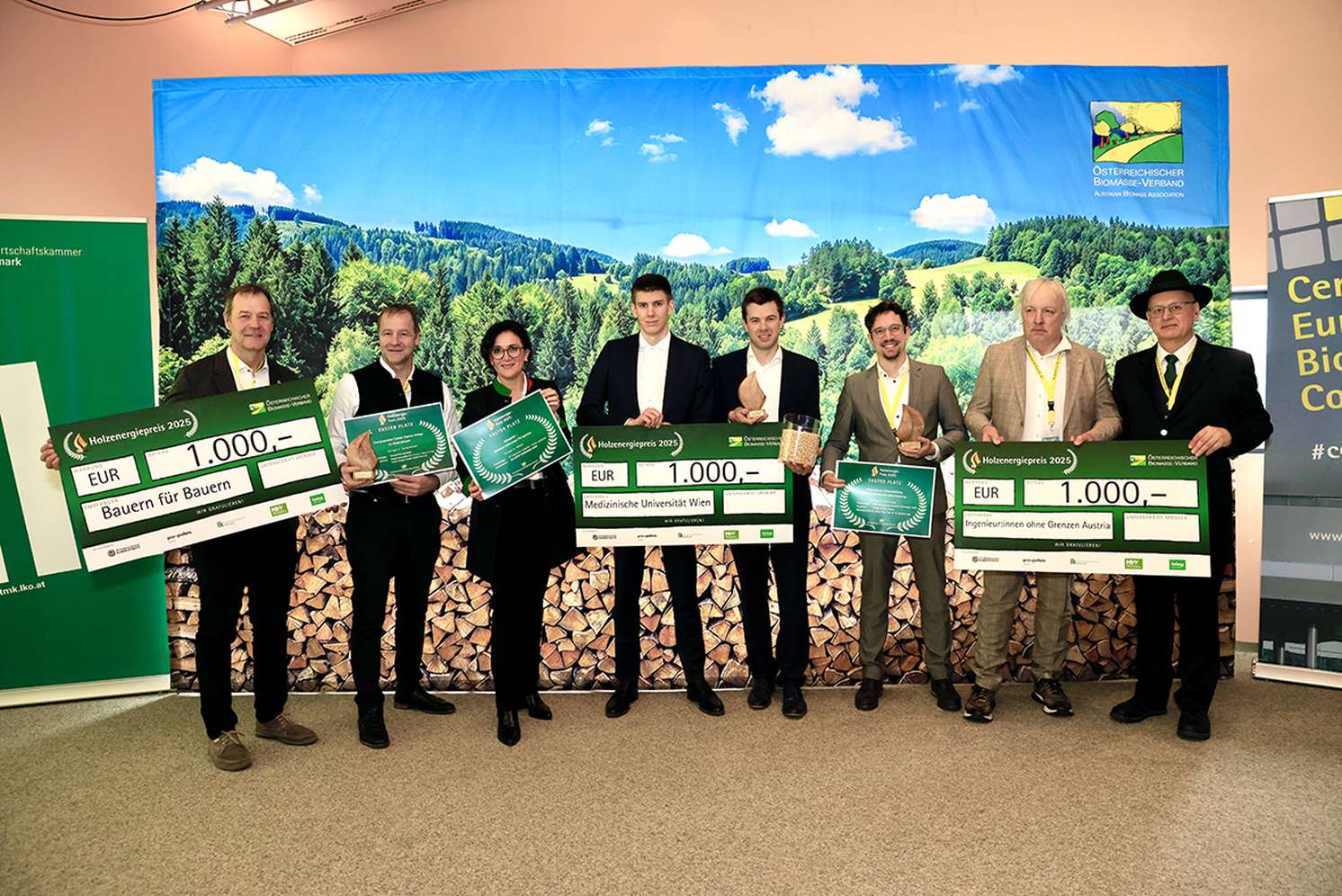 Gruppenfoto Holzenergiepreis