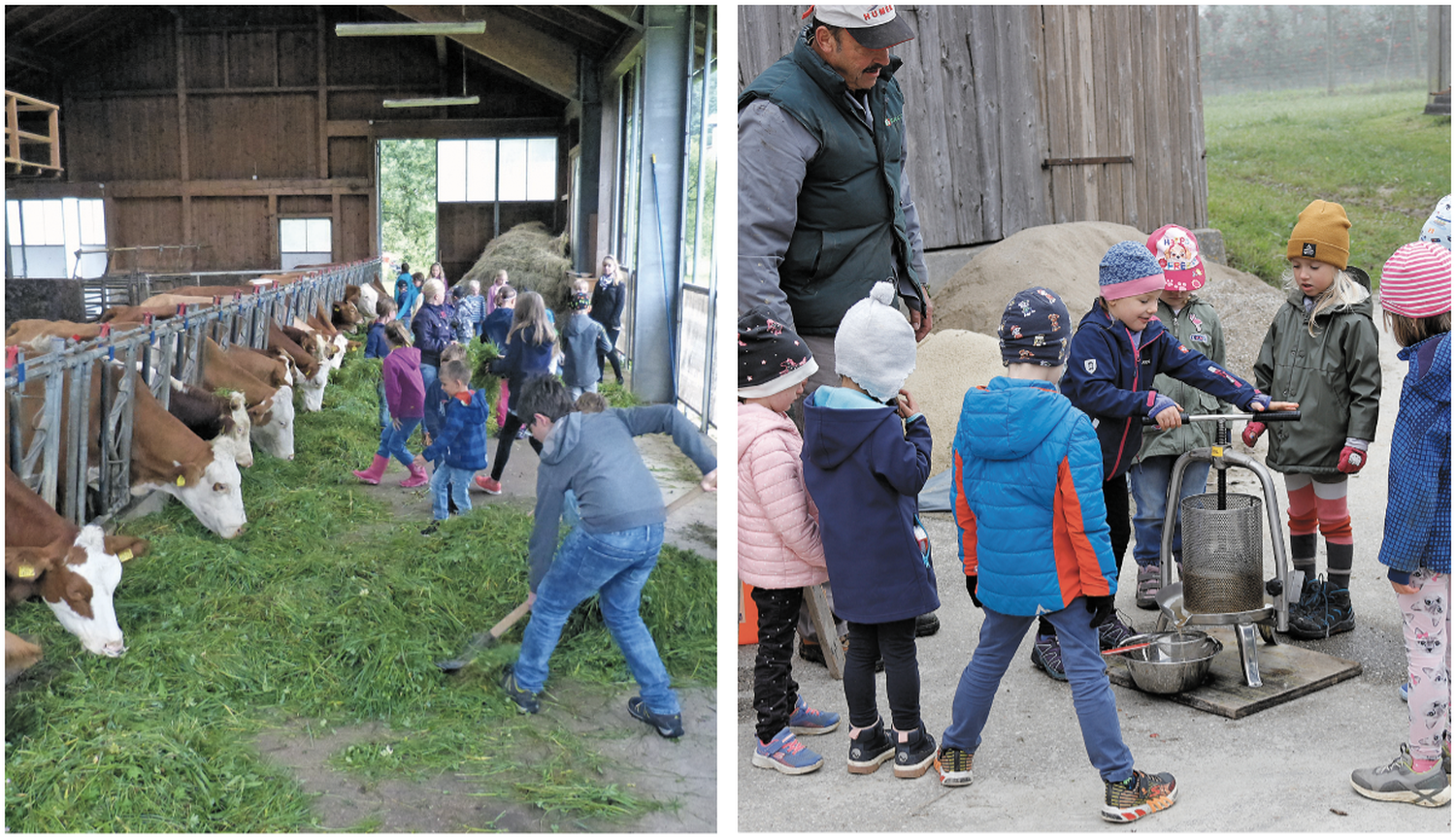Ein Tag am Bauernhof – nicht nur für Kinder immer wieder ein besonderes Erlebnis.