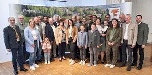 Ein Schnappschuss der ausgezeichneten Fleckvieh-Züchterfamilien