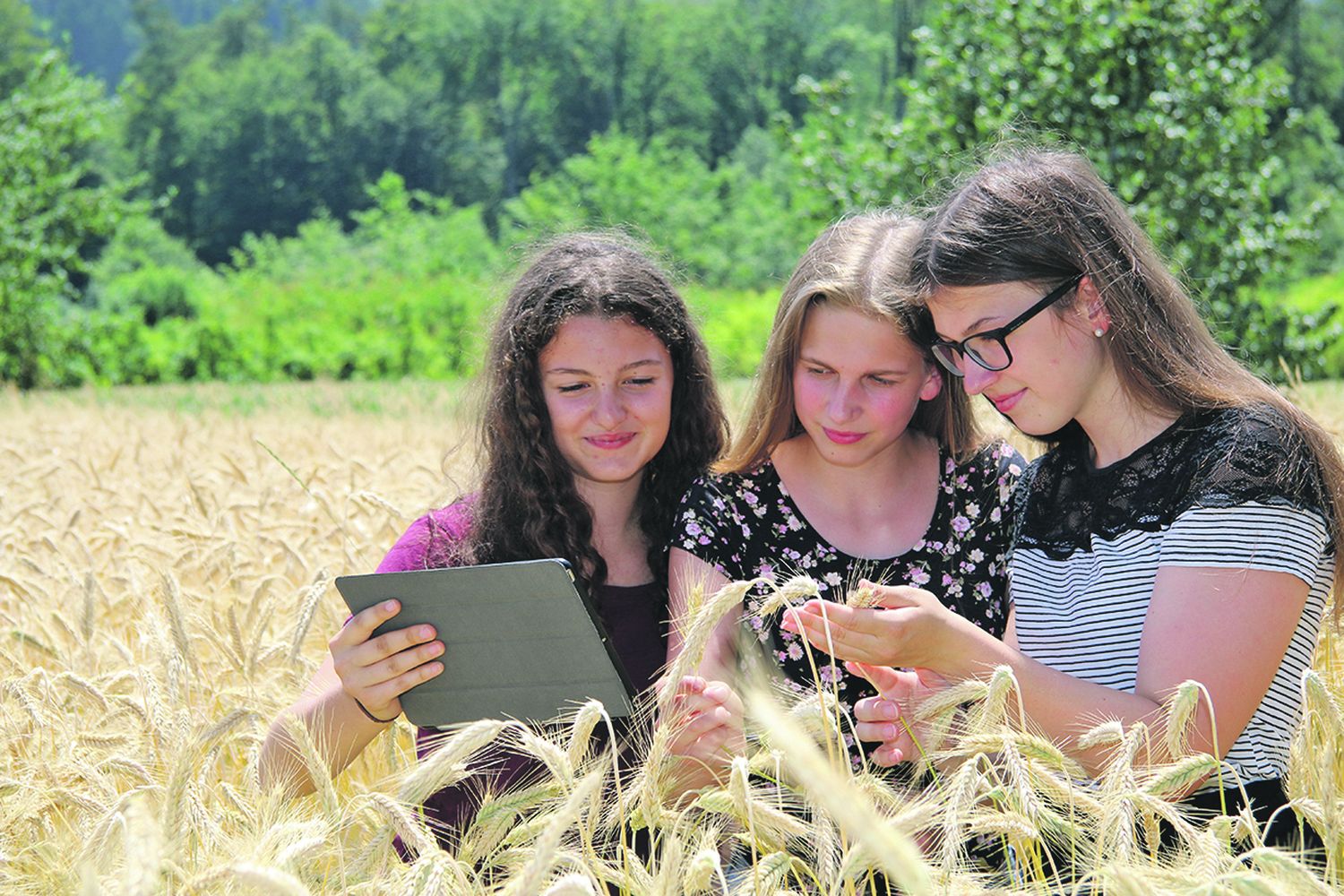 Ob am Feld oder in der Klasse – an den Landwirtschaftsschulen gibt es viel zu lernen.