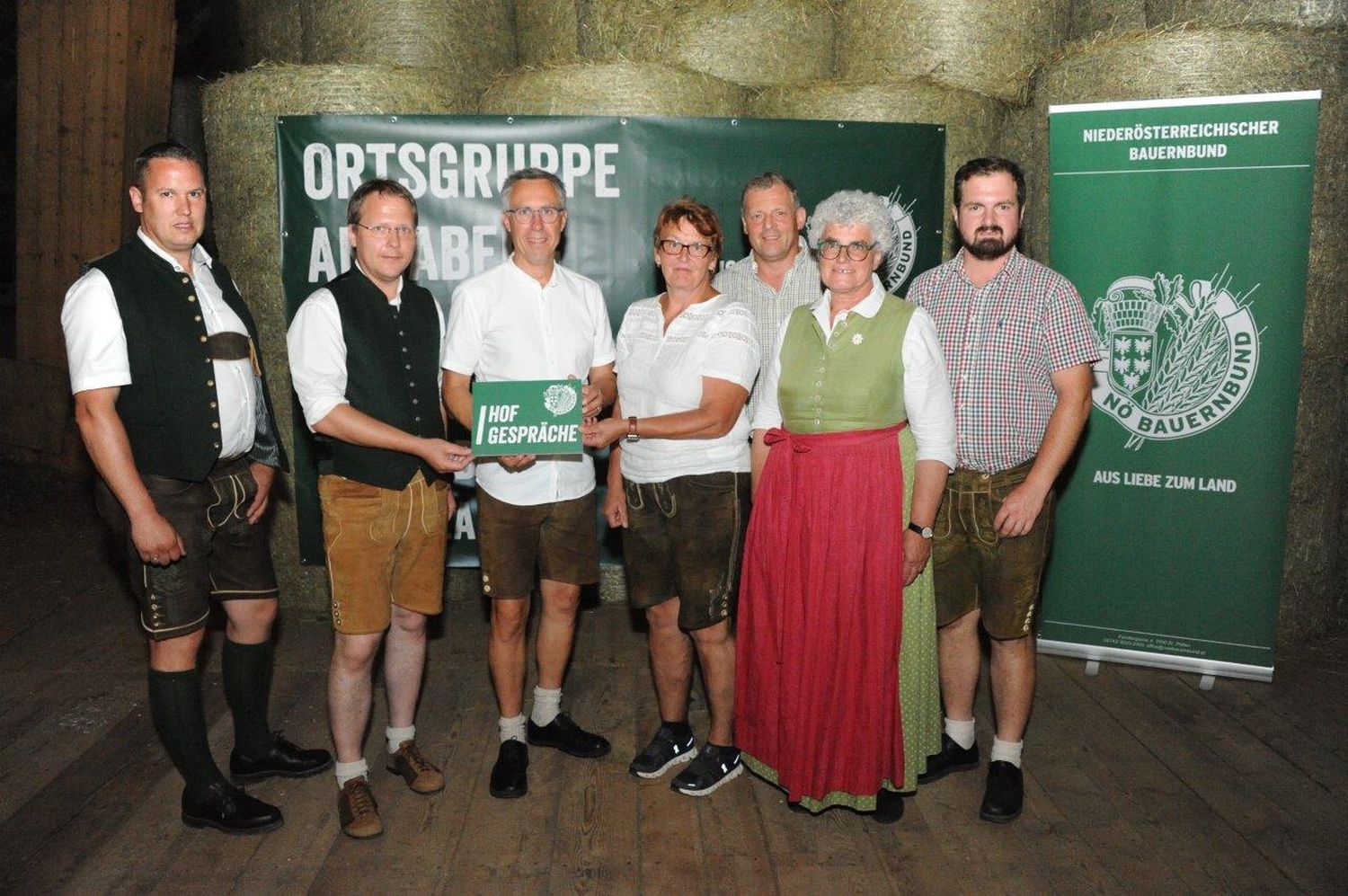 In Annaberg stand auch Georg Strasser, Präsident des Bauernbundes, persönlich für Fragen und Anregungen zur Verfügung.