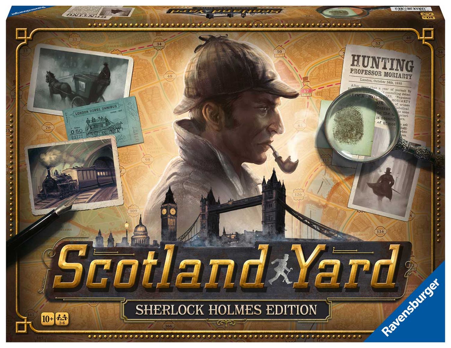 Die „Scotland Yard: Sherlock Holmes Edition“ für zwei bis sechs Spieler.