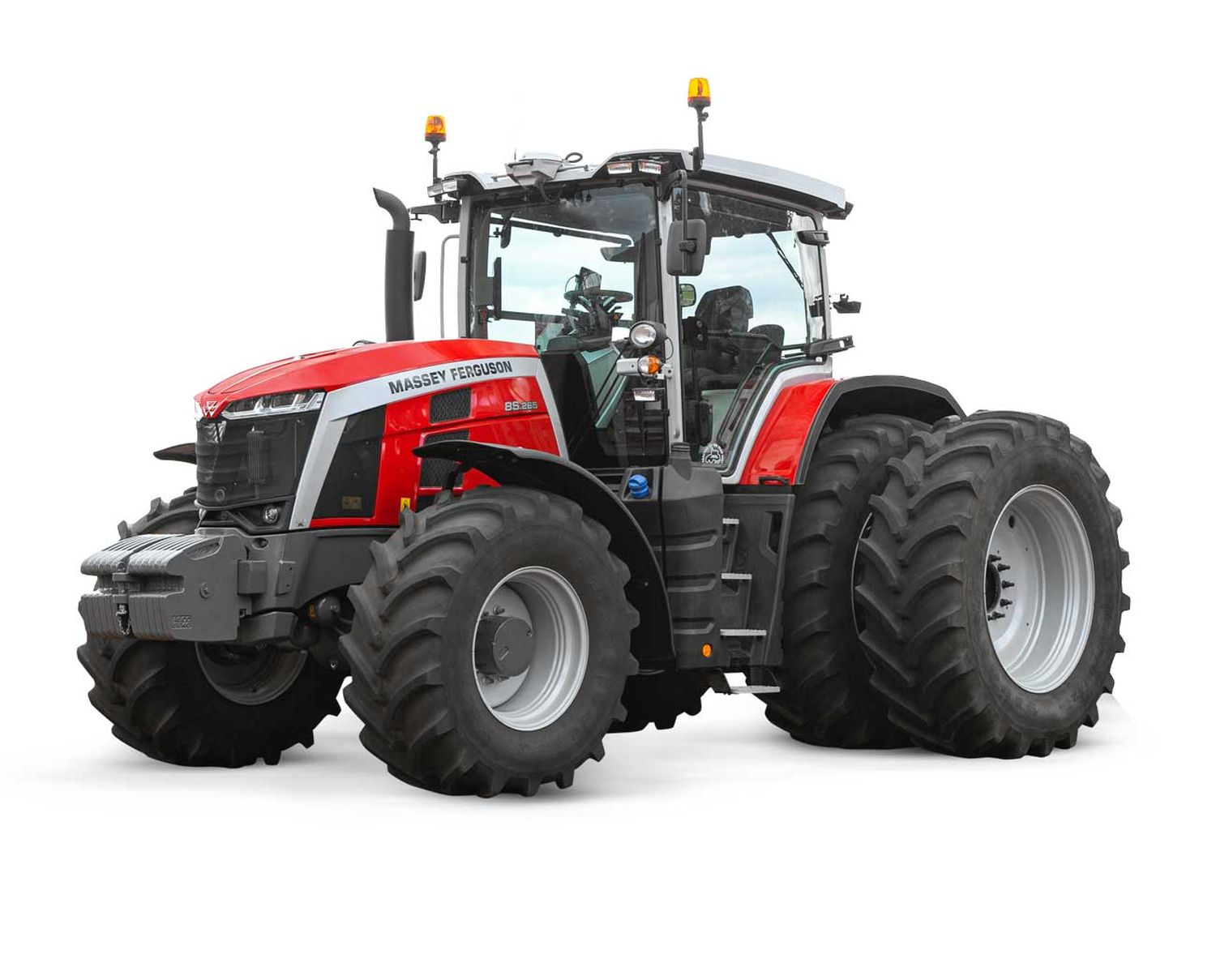 Beim MF 8S.265 ist die Kabine von der Wärmeentwicklung und den Vibrationen des Motors entkoppelt.