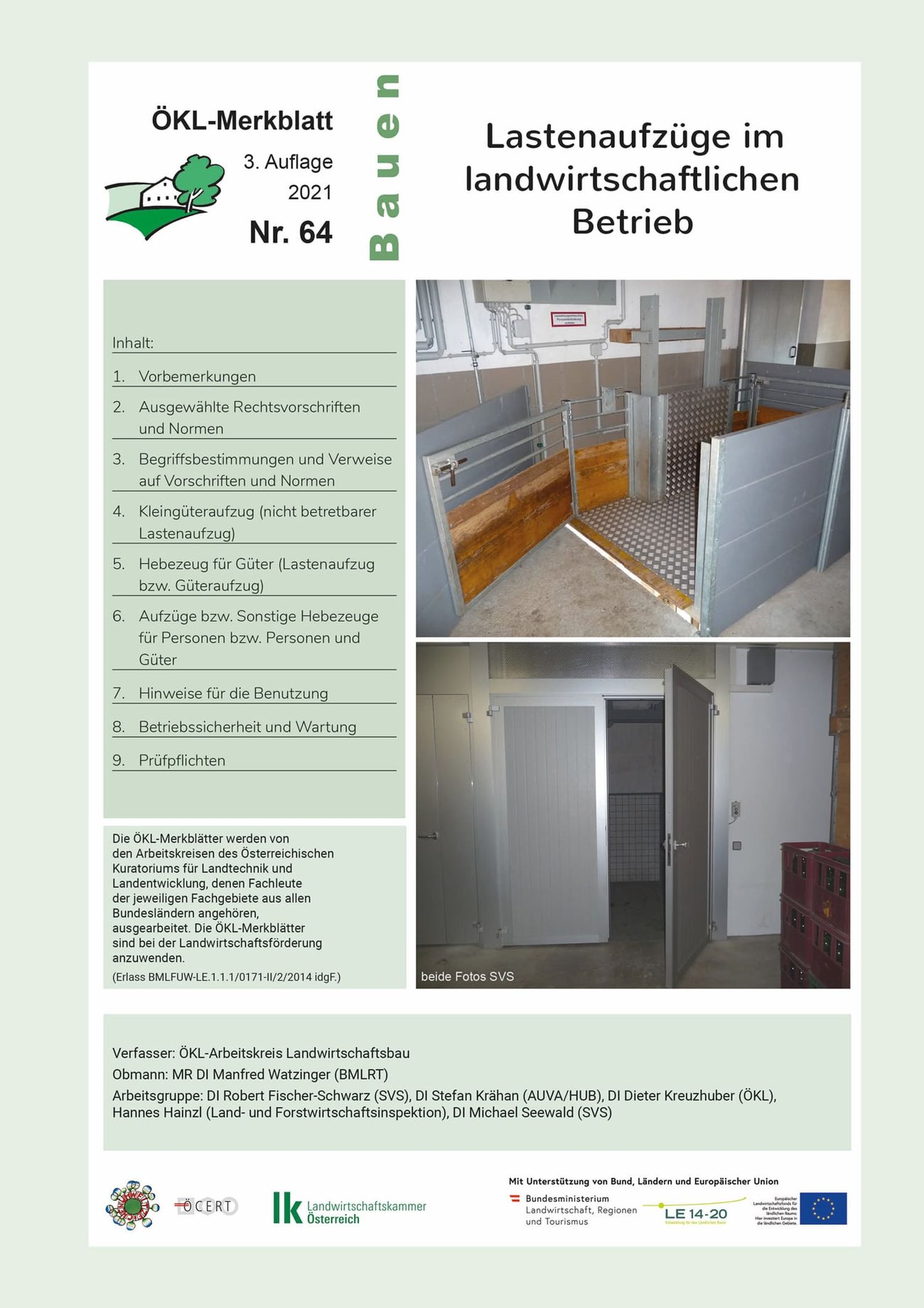 Das ÖKL-Merkblatt 64